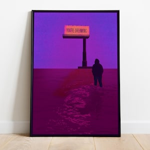 Stai sognando, Vaporwave Art, Dreamcore Synthwave, Estetica psichedelica - Poster con stampa HQ, carta semilucida premium