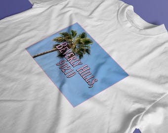 Beverly Hills 90210 T-Shirt - Retro 80s 90s California Vintage Tee
