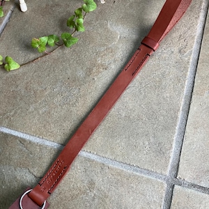 Handmade Leather Camera Wrist Strap: Adjustable, Personalized