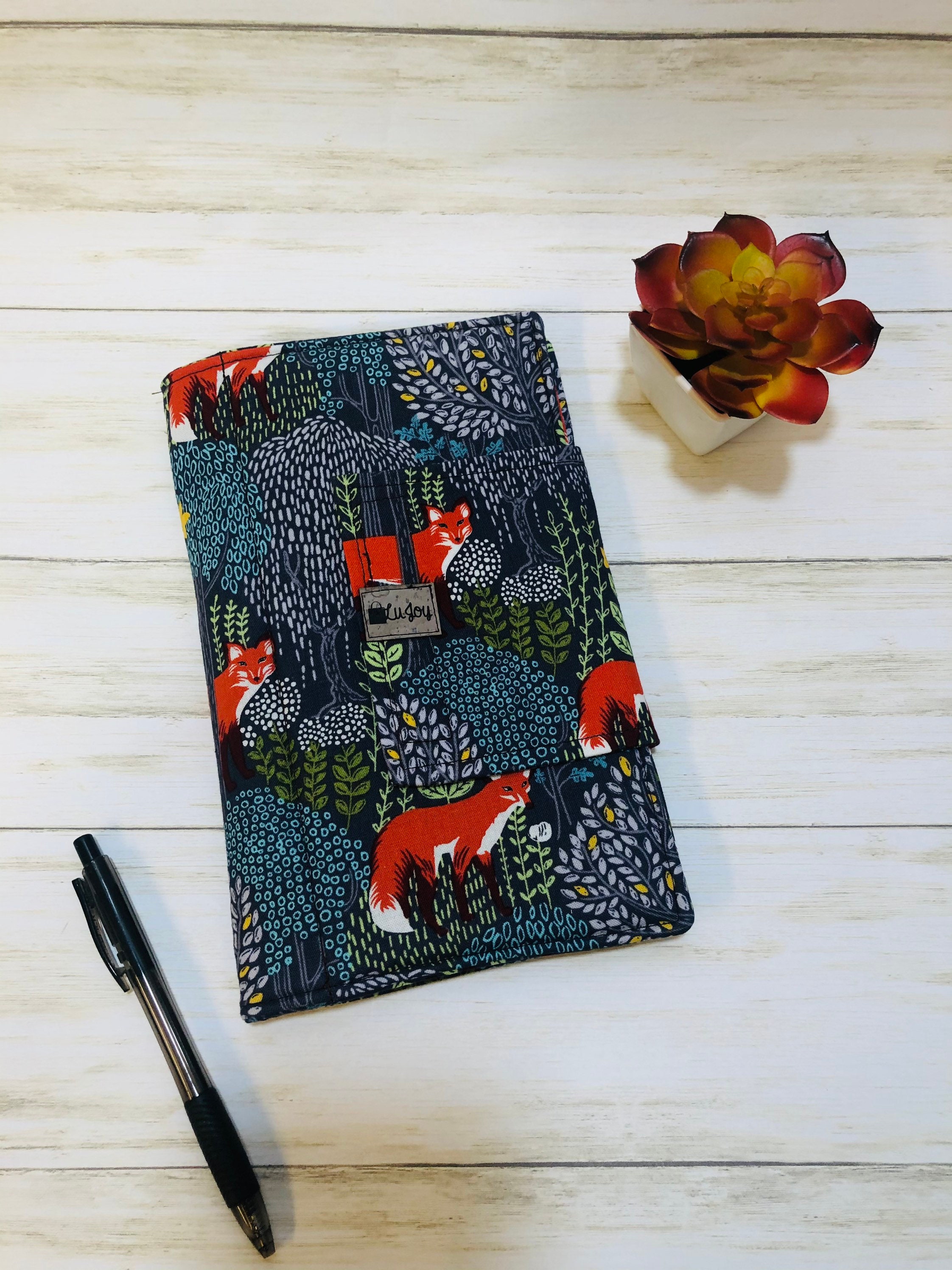 Notepad pen holder organizer pocketbook purse notepad Etsy