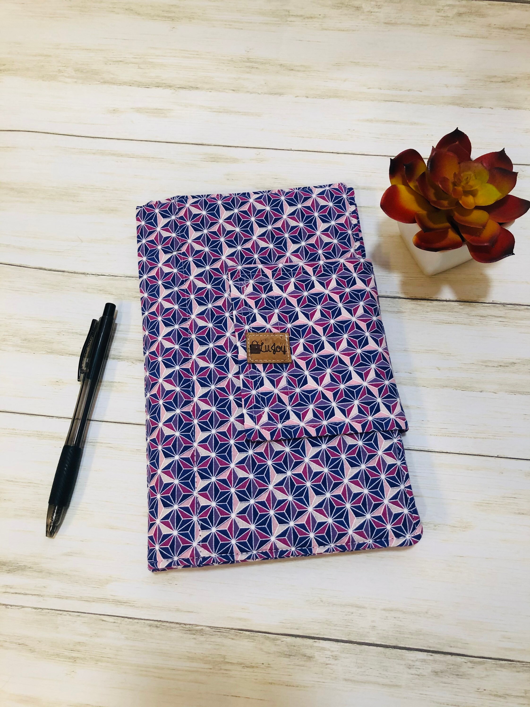 Notepad pen holder organizer pocketbook purse notepad Etsy