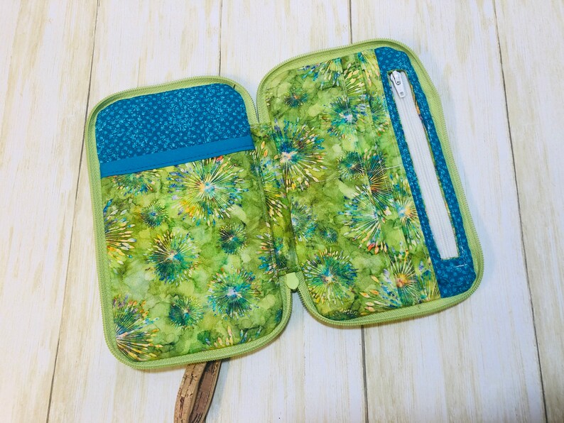 Boho Wristlet Wallet With Strap, Festival Accessories, Plant Mom Gift