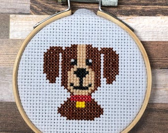 Praiseworthy Puppy ~ Tiny Paws, Big Attitude ~ All the Zoomies, None of the Cleanup ~  Mini Cross Stitch Pattern (PDF Download)