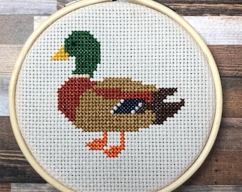 Resting Duck Face ~ Quack Happens ~ Judging You Since Migration Season ~ Duck Around & Find Out ~ Small Cross Stitch Pattern (PDF Download)