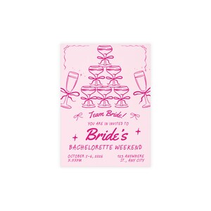 Bundel met vrijgezellenfeest ansichtkaarten, uitnodigingen voor bruidsfeest, uitnodigingsset voor douche, leuke kaarten voor huwelijksviering, avondje uit voor meiden