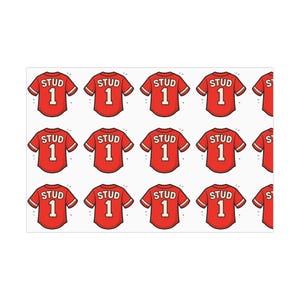 Sporty Gift Wrap Papers for Athletes, Birthday Wrap, Team Celebration, Graduation Gift, Gift Wrapping Supplies, Custom Wrapping Paper