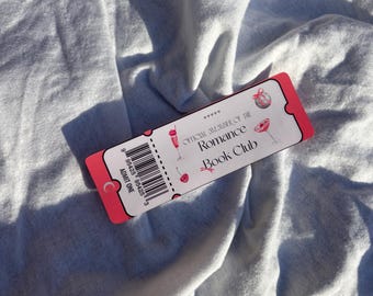 Romance Book Club Bookmark | Bookish Reader Accessory