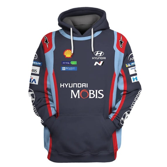 Hyundai Hoodie 3D Motorsport Team Hyundai Mobis Racing Team - Etsy