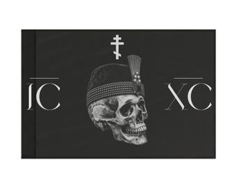 Vlad the Impaler Orthodox Flag | Greek Orthodox Cross Banner | Eastern Orthodox Christian Flag | Religious Wall Decor