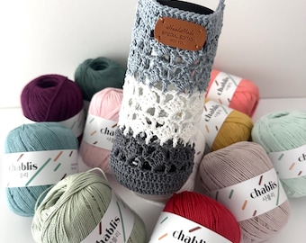 Hilo coreano 100% algodón / Suave y duradero / Para tejer, manualidades y decoración del hogar.