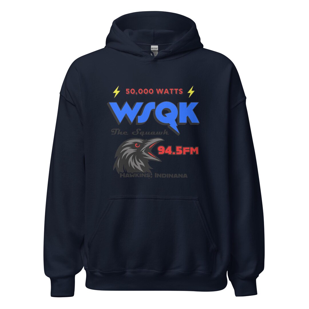 WSQK | the Squawk | Radio Station Logo | Colour | Stranger Things ...