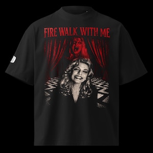 Twin Peaks Fire Walk With Me Unisex Bio-Oversized-T-Shirt – Horror-Kultklassiker
