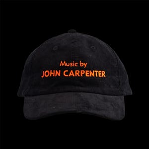 Halloween (1978) - Música de John Carpenter. Sombrero de pana vintage de película de terror (bordado).