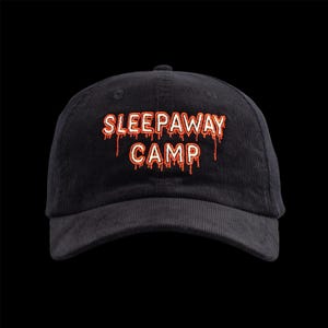 Sleepaway Camp (1983) Vintage corduroy horror hat (embroidered)