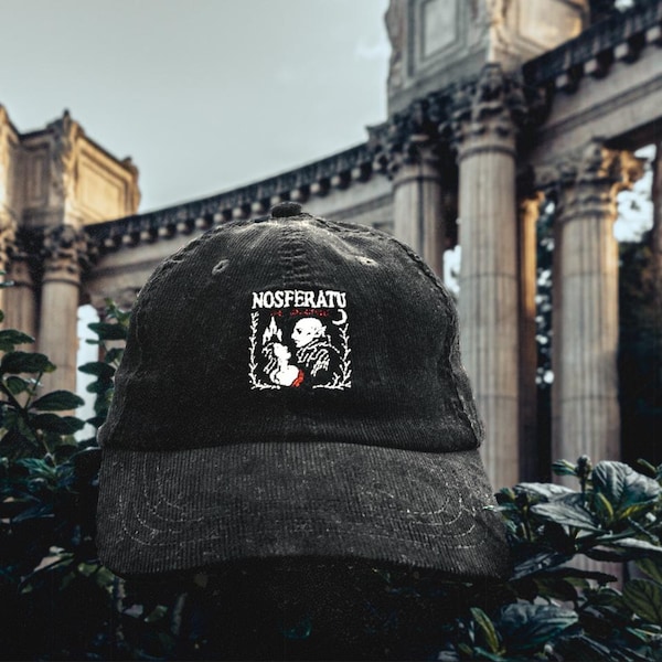 Nosferatu (1979) Vintage corduroy horror movie hat (embroidered)