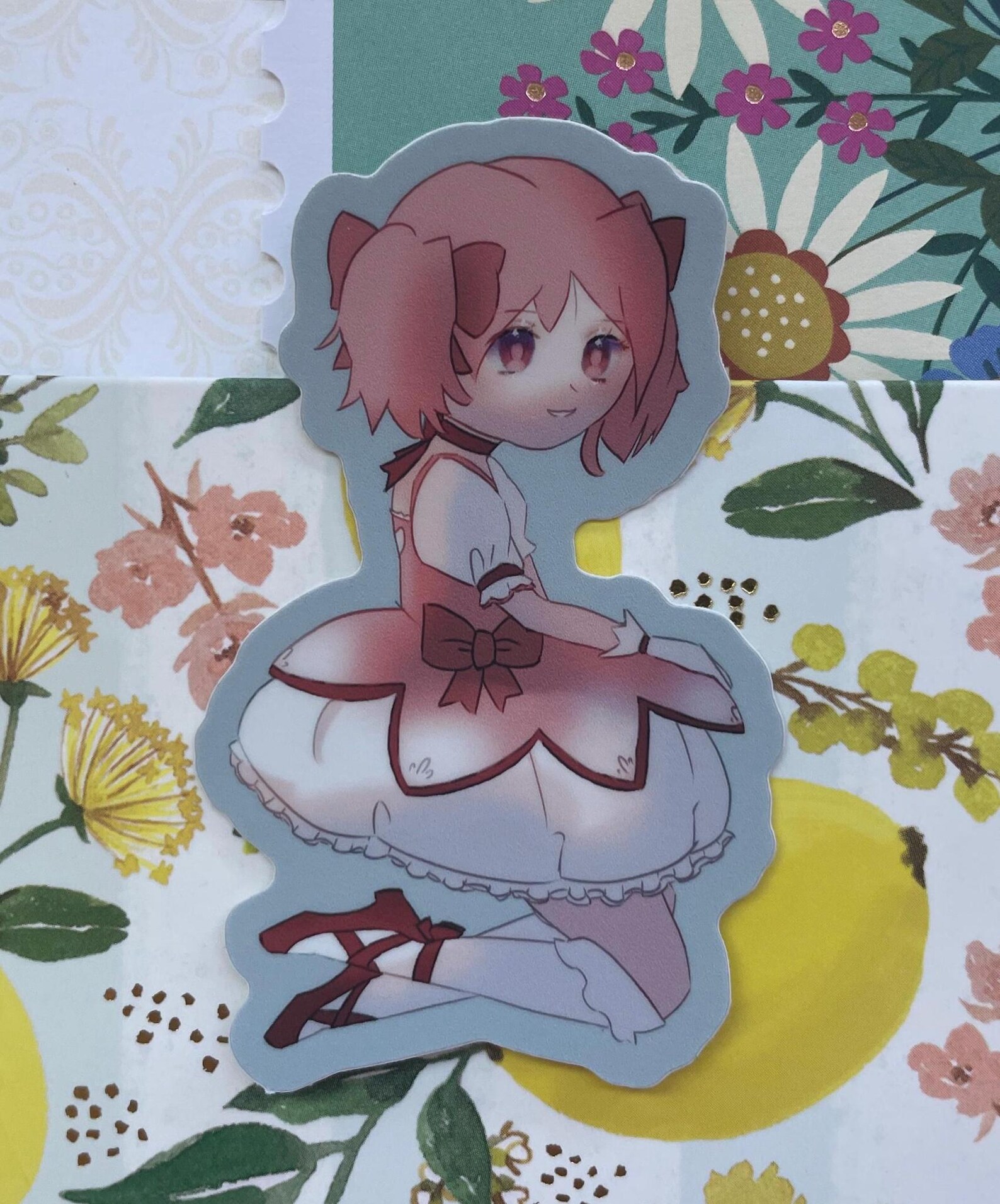 Pmmm Stickers Puella Magi Madoka Magica Kaname Mahou Shoujo Magical Girl Chibi ...