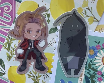 fullmetal alchemist vinyl sticker edward elric alphonse elric brothers brotherhood fma anime manga 3x3 3"