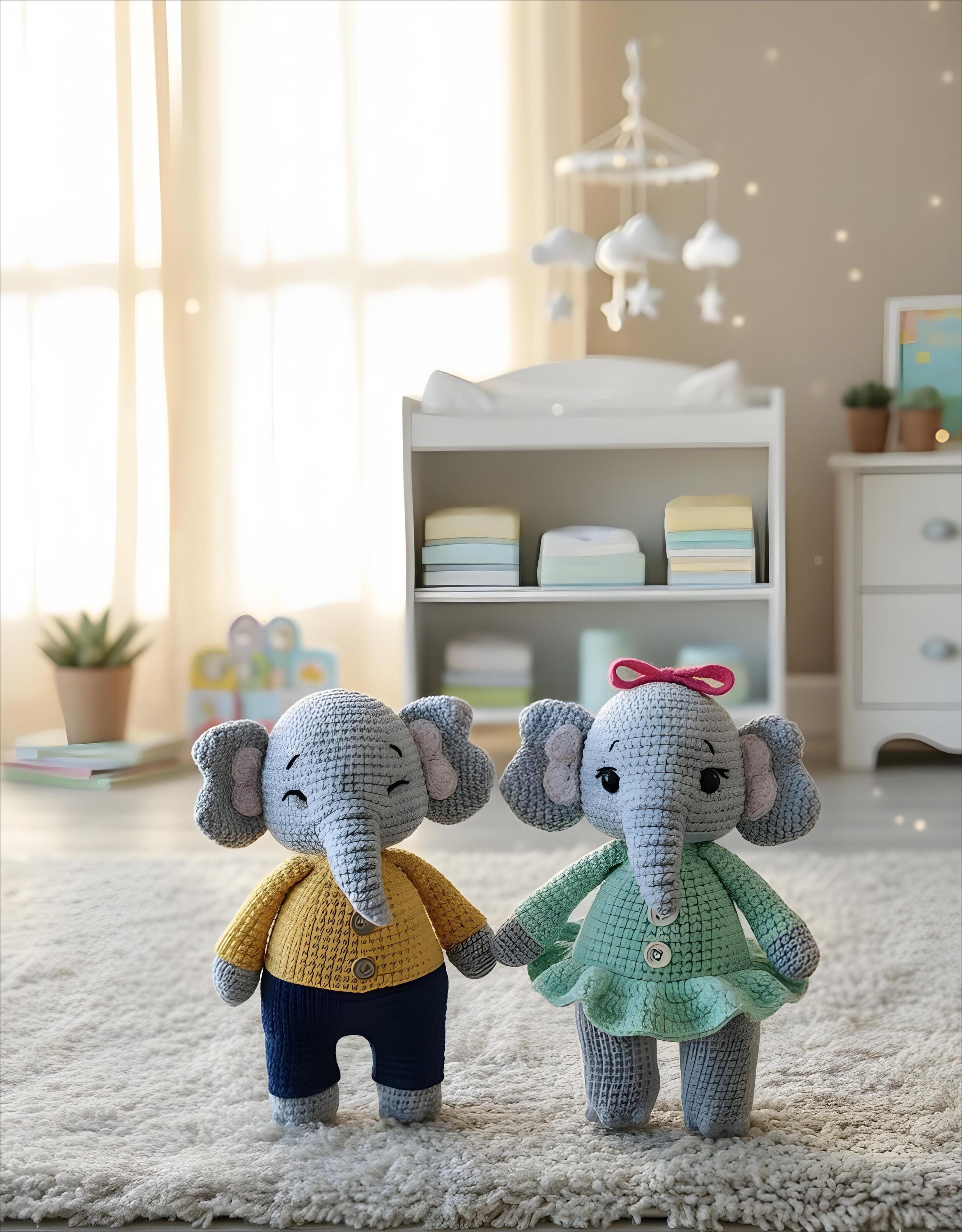 Elephant Crochet Pattern – Beginner-friendly Amigurumi Plush Toy With ...