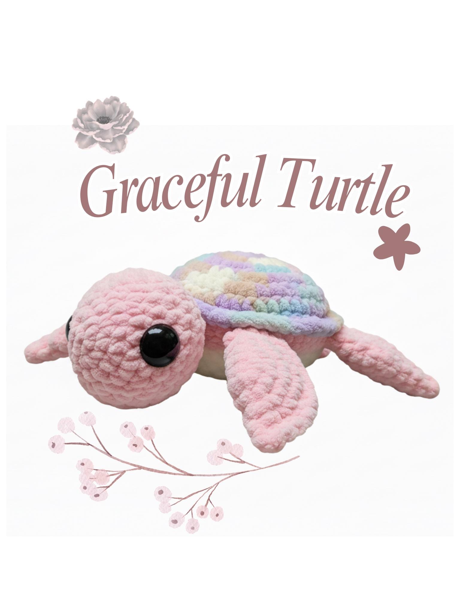 38 Sea Turtle Crochet Patterns: Create Adorable Keepsakes for Everyone 19 Graceful Sea Turtle Crochet Pattern Amigurumi Turtle