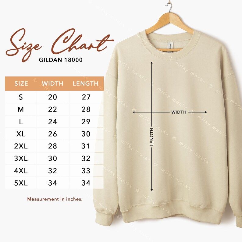 Gildan 18000 Bündel | G180 Übergroßes Sweatshirt Mockup, Neutral Blank Gefaltet Rundhalsausschnitt Flatlay, POD Real Mockup Canva Template Design PNG Bild 10