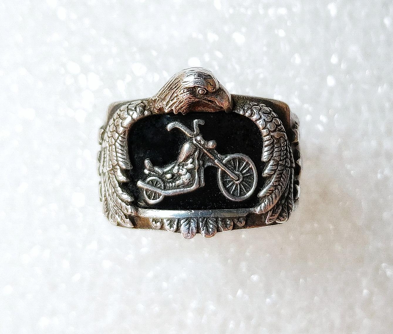 Vintage Harley Davidson Ring - Etsy