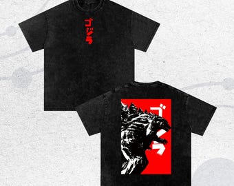 Vintage Kaiju Graphic T-Shirt, Retro Monster Tee, Funny Godzilla Shirt