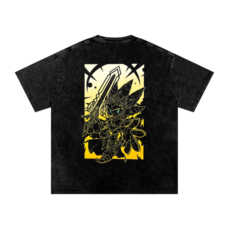 Sonic the Hedgehog Anime Oversize Acid Washed T-Shirt Shadow Tee Gift For Him image 3