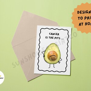 Carte de voeux imprimable de soutien contre le cancer, avocat