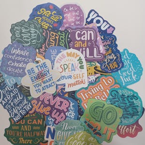 Back to school stickers Motivational Sticker/positive sticker/waterbottle stickers/laptop stickers/phone case stickers/notebook stickers