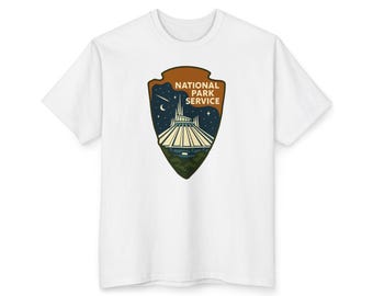 disney スペースマウンテン　黄緑　tシャツ 両面プリント　XL グリーン ナショナルパークスペース**トールサイズ** - スペースマウンテン国立