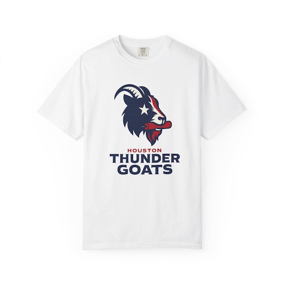 HOUSTON THUNDER GOATS - Texans Pro Football Big Thunder Mountain Rail T-Shirt - Disney Parks Disney World Disneyland Trip Cotton Graphic Tee