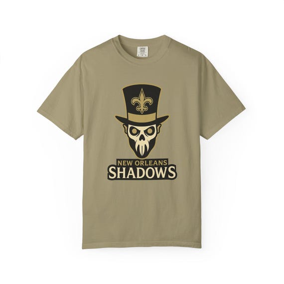 NEW ORLEANS SHADOWS - Saints Pro Football Shadow Man Tiana Facilier T-Shirt - Disney Parks Disney World Disneyland Trip Cotton Graphic Tee