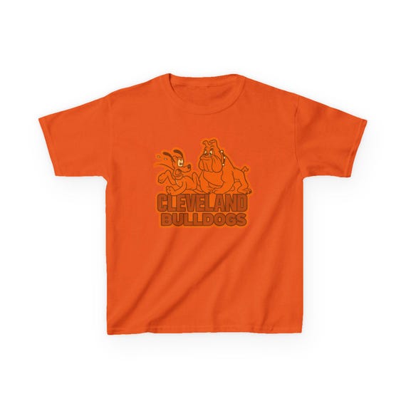 CLEVELAND BULLDOGS Kids Tee - Browns Pro Football Pluto Butch T-Shirt - Disney Parks Disney World Disneyland Trip Cotton Graphic Tee