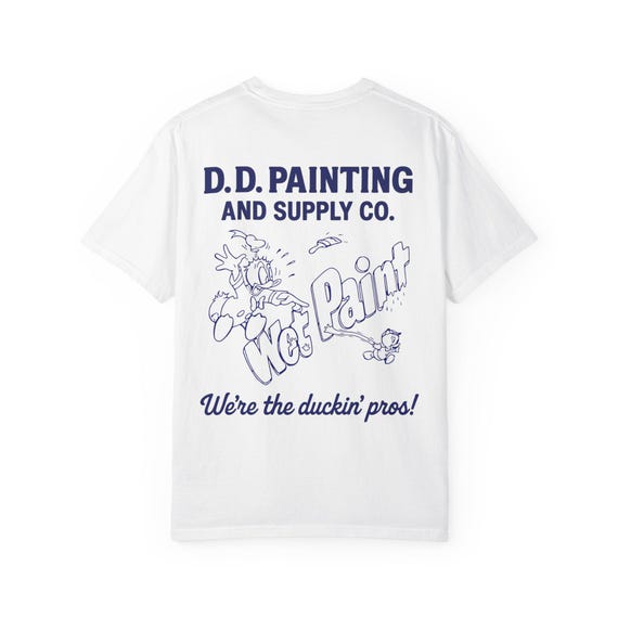 DD PAINTING CO - ドナルドダック ウェットペイント グラフィックT
