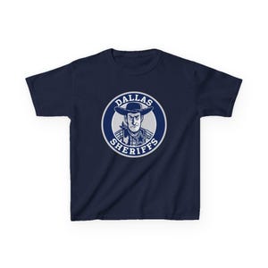DALLAS SHERIFFS Kids Tee - Cowboys Pro Football Woody Toy Story T-Shirt - Disney Parks Disney World Disneyland Trip Cotton Graphic Tee image 4