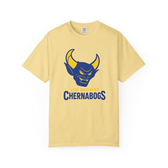 LOS ANGELES CHERNABOGS - Rams Pro Football Fantasia Chernabog T-Shirt - Disney Parks Disney World Disneyland Trip Cotton Graphic Tee