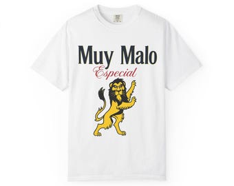 MUY MALO SCAR - Modelo Especial Lion King Villain Mexican Cerveza Beer T-Shirt - Disney Parks, Disney World, Disneyland Trip Cotton Tee