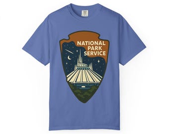NATIONAL PARK SPACE - Mountain National Parks Homage T-Shirt