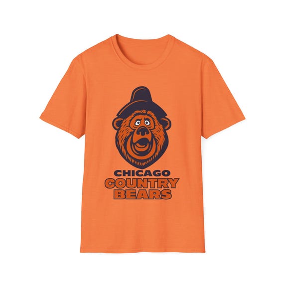 CHICAGO COUNTRY BEARS Gildan Large Sizes - Bears Pro Football Country Bear Jamboree T-Shirt - Disney World Disneyland Cotton Graphic Tee
