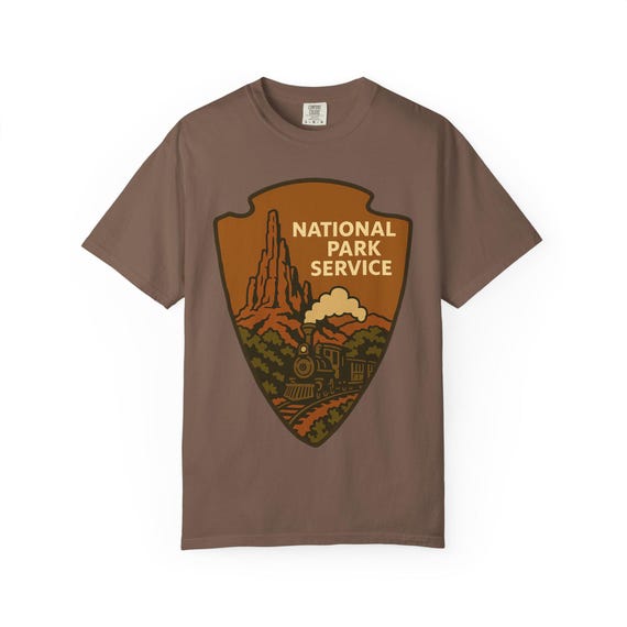 NATIONAL PARK THUNDER - Big Thunder Mountain National Parks Homage T-Shirt - Disney Parks, Disney World, Disneyland Trip Cotton Tee