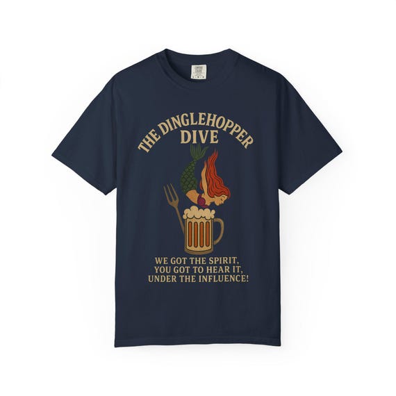 THE DINGLEHOPPER DIVE - Little Mermaid, Scuttle, Ariel, Dive Bar T-Shirt - Disney Parks, Disney World, Disneyland Trip Cotton Tee