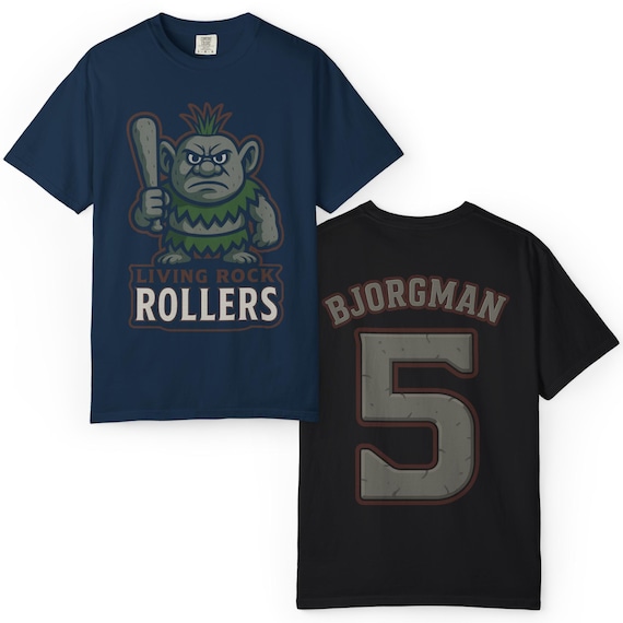 LIVING ROCK ROLLERS - Frozen, Trolls, Kristoff Baseball Jersey T-Shirt - Disney Parks, Disney World, Disneyland Trip Cotton Tee
