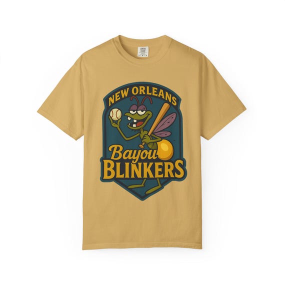 NOLA BAYOU BLINKERS - Front Logo Only - Princess and the Frog, Ray, Tiana Baseball Jersey T-Shirt - Disney Parks, Disneyland Cotton Tee