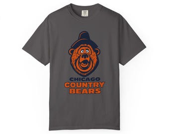 CHICAGO COUNTRY BEARS - Bears Pro Football Country Bear Jamboree T-Shirt - Disney Parks Disney World Disneyland Trip Cotton Graphic Tee