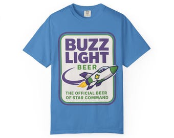 BUZZ LIGHT BEER - T-shirt Lightyear, Toy Story - Parcs Disney, Disney World, t-shirt en coton Disneyland Trip