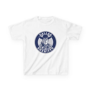 DALLAS SHERIFFS Kids Tee - Cowboys Pro Football Woody Toy Story T-Shirt - Disney Parks Disney World Disneyland Trip Cotton Graphic Tee image 1