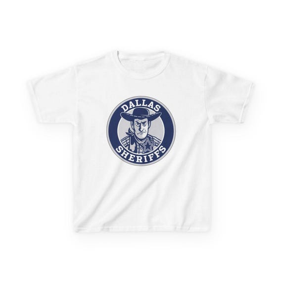 DALLAS SHERIFFS Kids Tee - Cowboys Pro Football Woody Toy Story T-Shirt - Disney Parks Disney World Disneyland Trip Cotton Graphic Tee