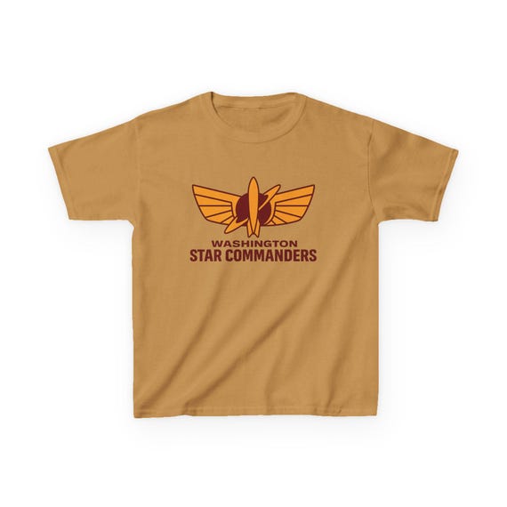 WASHINGTON STAR COMMANDERS Kids Tee - Commanders Pro Football Buzz T-Shirt - Disney Parks Disney World Disneyland Trip Cotton Graphic Tee