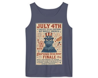 ABER MEISTEN AMERIKA Tank - Patriotischer Sam Adler Muppets Semi Quincentennial 4. Juli Feuerwerk Tank Top - Disney Parks Disney World Disneyland