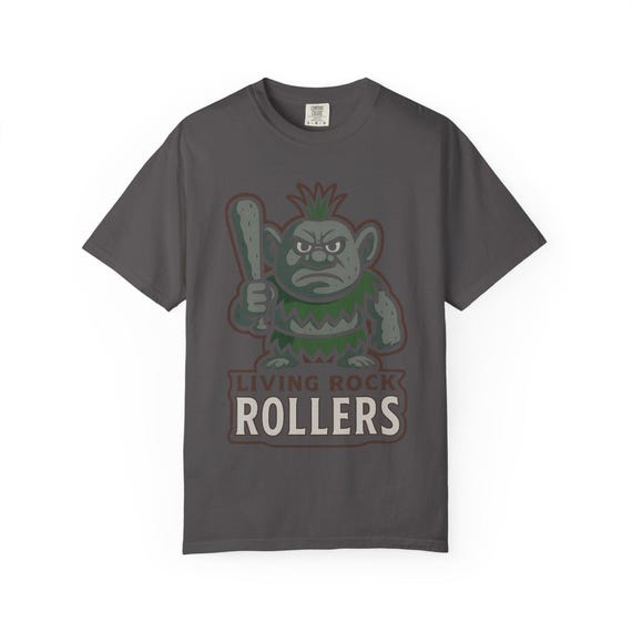 LIVING ROCK ROLLERS - Front Logo Only - Frozen, Trolls, Baseball Jersey T-Shirt - Disney Parks, Disney World, Disneyland Trip Cotton Tee